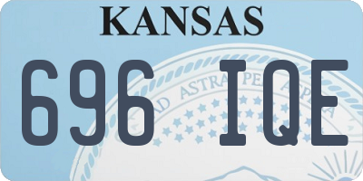 KS license plate 696IQE