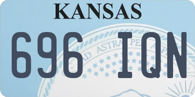 KS license plate 696IQN