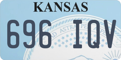 KS license plate 696IQV