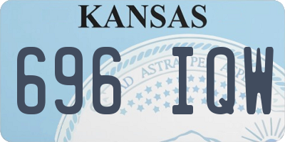 KS license plate 696IQW