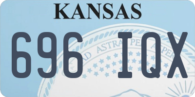 KS license plate 696IQX
