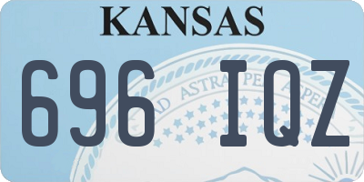 KS license plate 696IQZ