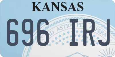 KS license plate 696IRJ