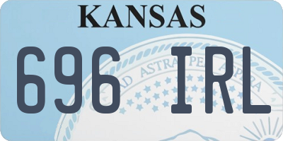KS license plate 696IRL