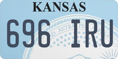 KS license plate 696IRU
