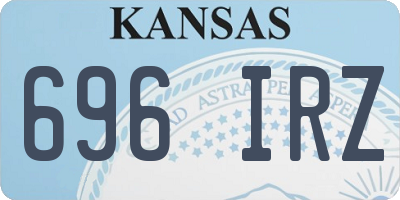 KS license plate 696IRZ
