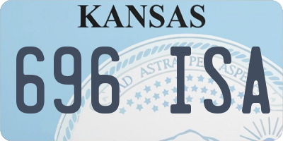 KS license plate 696ISA