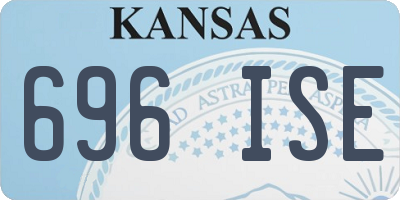 KS license plate 696ISE