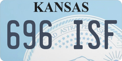 KS license plate 696ISF
