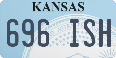 KS license plate 696ISH