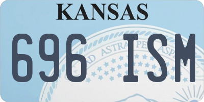 KS license plate 696ISM