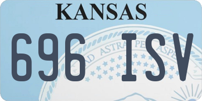 KS license plate 696ISV