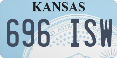 KS license plate 696ISW