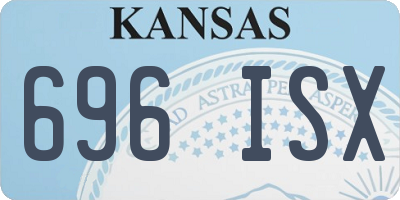 KS license plate 696ISX