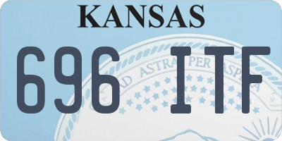 KS license plate 696ITF