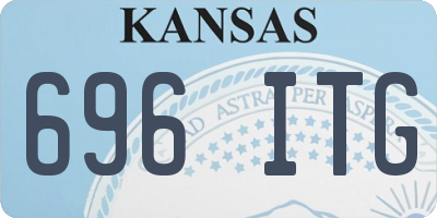 KS license plate 696ITG