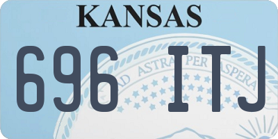 KS license plate 696ITJ