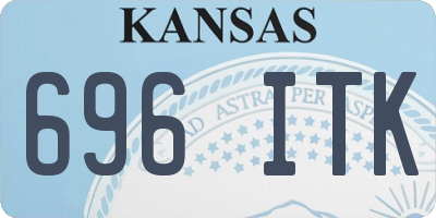 KS license plate 696ITK