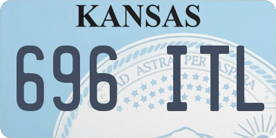 KS license plate 696ITL