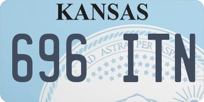 KS license plate 696ITN