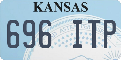KS license plate 696ITP