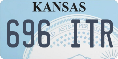 KS license plate 696ITR