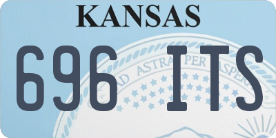 KS license plate 696ITS