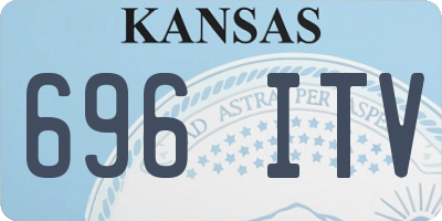 KS license plate 696ITV