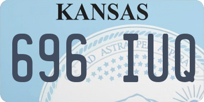 KS license plate 696IUQ