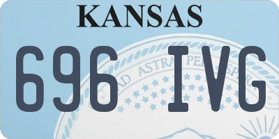 KS license plate 696IVG