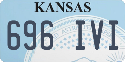 KS license plate 696IVI