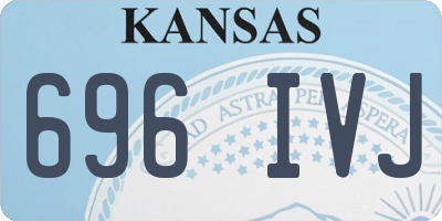 KS license plate 696IVJ