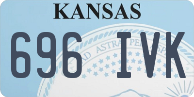 KS license plate 696IVK