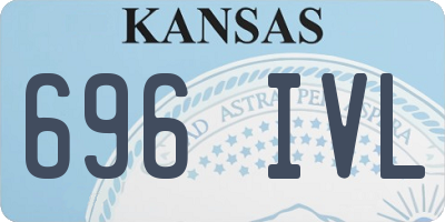 KS license plate 696IVL
