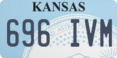 KS license plate 696IVM