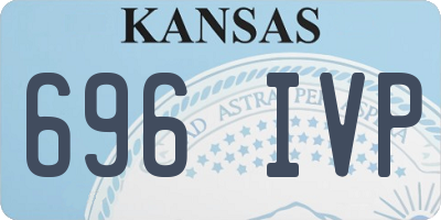 KS license plate 696IVP