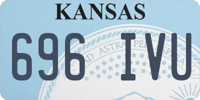 KS license plate 696IVU