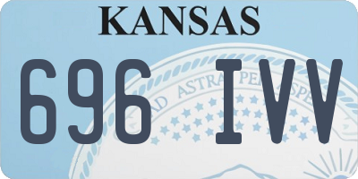 KS license plate 696IVV