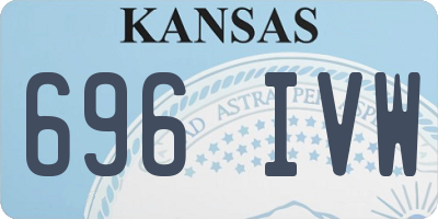 KS license plate 696IVW