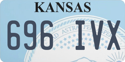 KS license plate 696IVX