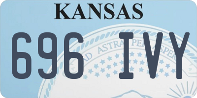 KS license plate 696IVY