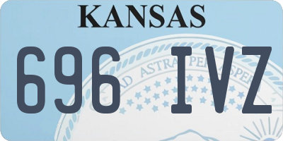 KS license plate 696IVZ