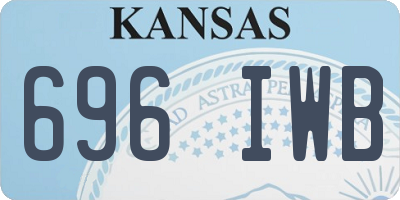 KS license plate 696IWB