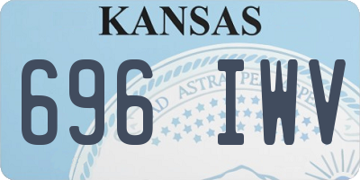 KS license plate 696IWV