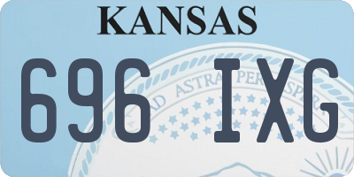 KS license plate 696IXG