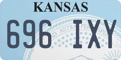 KS license plate 696IXY