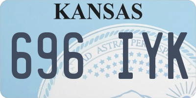 KS license plate 696IYK