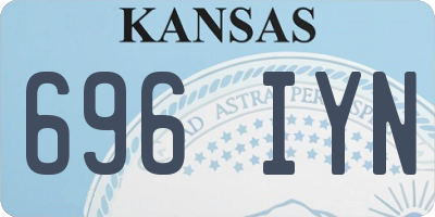 KS license plate 696IYN