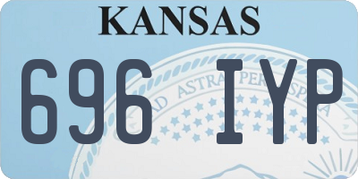 KS license plate 696IYP