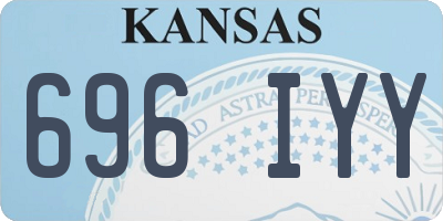 KS license plate 696IYY